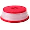 Tovolo Tovolo Red/White Plastic Collapsible Microwave Food Cover 81-10109 - alternate 1